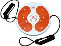 Disc rotativ fitness cu corzi ajutatoare